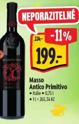 Albert Masso Antico Primitivo nabídka