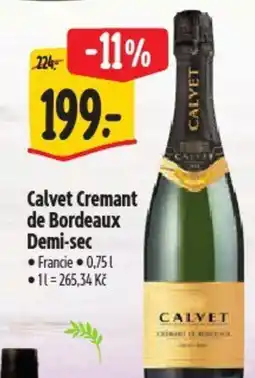 Albert Calvet Cremant de Bordeaux Demi-sec nabídka