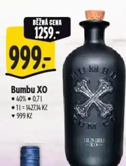 Albert Bumbu XO nabídka