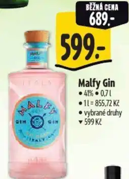 Albert Malfy Gin nabídka