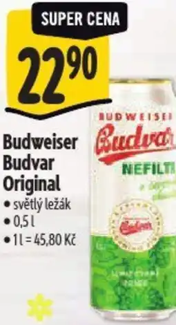 Albert Budweiser Budvar Original nabídka