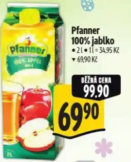 Albert Pfanner 100% jablko nabídka