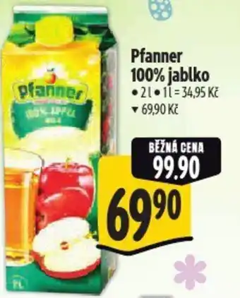 Albert Pfanner 100% jablko nabídka