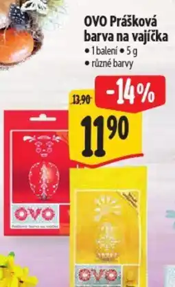 Albert OVO Prášková barva na vajíčka nabídka