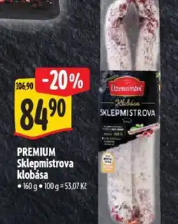 Albert PREMIUM Sklepmistrova klobása nabídka