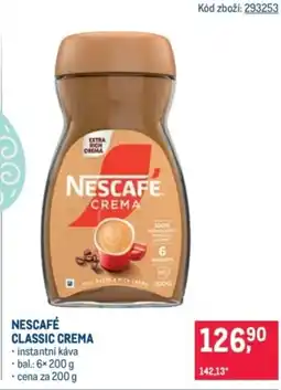 Makro Nescafé classic crema nabídka