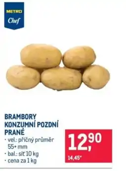 Makro Brambory konzumni pozdní prané nabídka