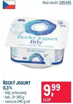 Makro Řecký jogurt 0,3% nabídka
