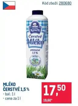 Makro Mléko čerstvé 1,5% nabídka