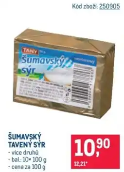 Makro Šumavský tavený sýr nabídka
