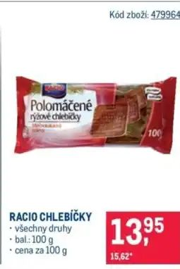 Makro Racio chlebíčky nabídka
