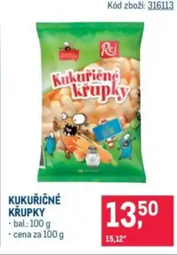 Makro Kukuřičné krupky nabídka