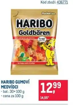 Makro Haribo gumoví medvídci nabídka