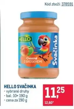 Makro Hello svačinka nabídka