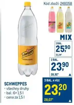 Makro Schweppes nabídka