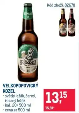Makro Velkopopovický kozel nabídka