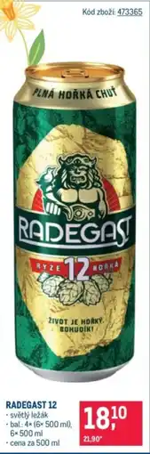Makro Radegast 12 nabídka