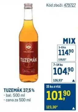 Makro Tuzemák 37,5% nabídka