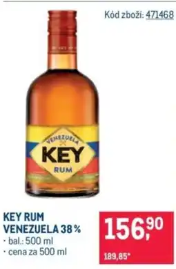 Makro Key rum venezuela 38% nabídka