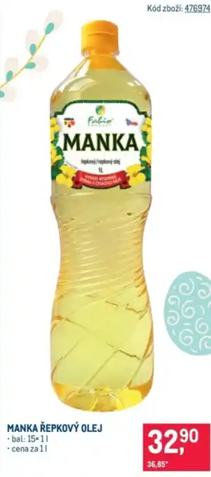 Makro Manka řepkový olej nabídka
