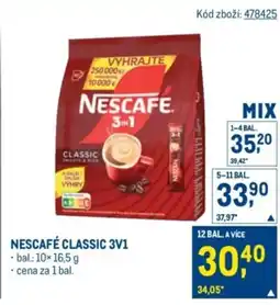 Makro Nescafé classic 3v1 nabídka