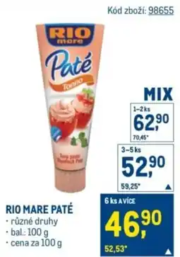 Makro Rio mare paté nabídka