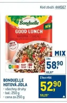 Makro Bonduelle hotová jídla nabídka