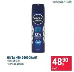 Makro Nivea men deodorant nabídka