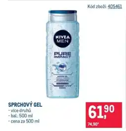 Makro Nivea Sprchový gel nabídka