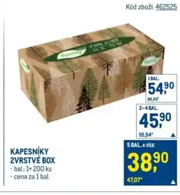 Makro Kapesníky 2vrstvé box nabídka
