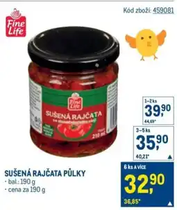Makro Sušená rajčata půlky nabídka
