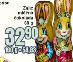 Jip Zajic mléčná čokoláda nabídka