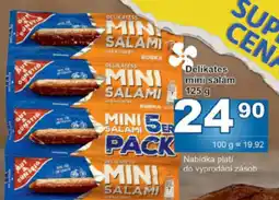Jip Delikates mini salám nabídka