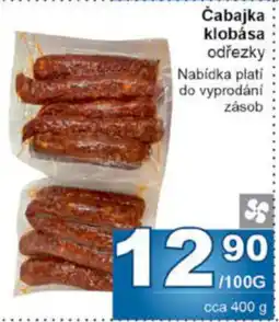 Jip Čabajka klobása odřezky nabídka