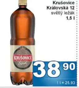 Jip Krušovice Královská 12 světlý ležák nabídka
