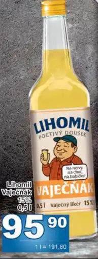 Jip Lihomil vaječný likér 15% nabídka