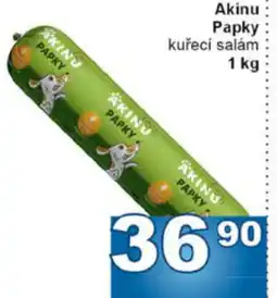 Jip Akinu Papky kuřecí salám nabídka