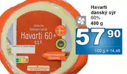 Jip Havarti dánský sýr 60% nabídka