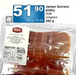 Jip Jamon Serrano plátky chilli nabídka
