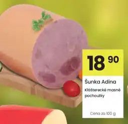 Kubík potraviny Šunka Adina nabídka