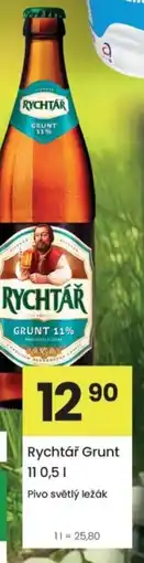 Kubík potraviny Rychtář Grunt 11 Pivo světlý ležák nabídka