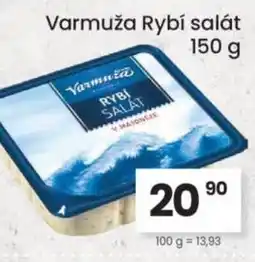 Kubík potraviny Varmuža Rybí salát nabídka