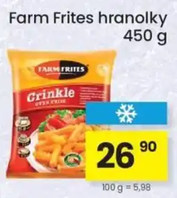 Kubík potraviny Farm Frites hranolky nabídka