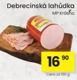 Kubík potraviny Debrecínská lahůdka nabídka