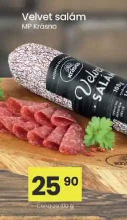 Kubík potraviny Velvet salám nabídka