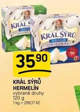 Flop Král Sýrů Hermelín nabídka