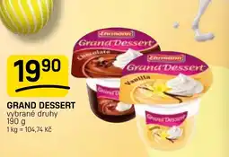 Flop Grand dessert nabídka