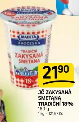 Flop MADETA Jč zakysaná smetana tradiční 18% nabídka