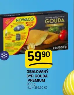 Flop NOWACO Obalovaný sýr gouda premium nabídka