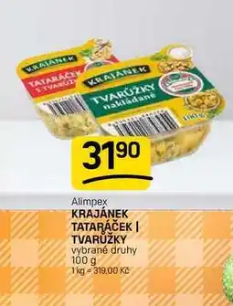 Flop KRAJÁNEK TATARÁČEK I TVARŮŽKY vybrané druhy nabídka